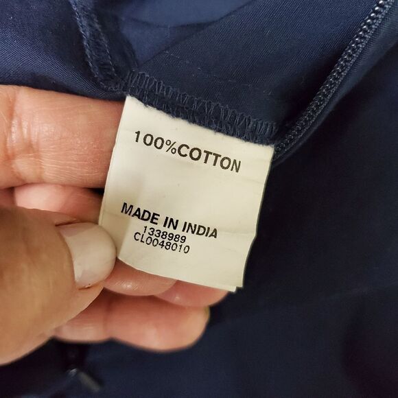 Eshakti blue long sleeve tailored peplum top - Picture 4 of 8